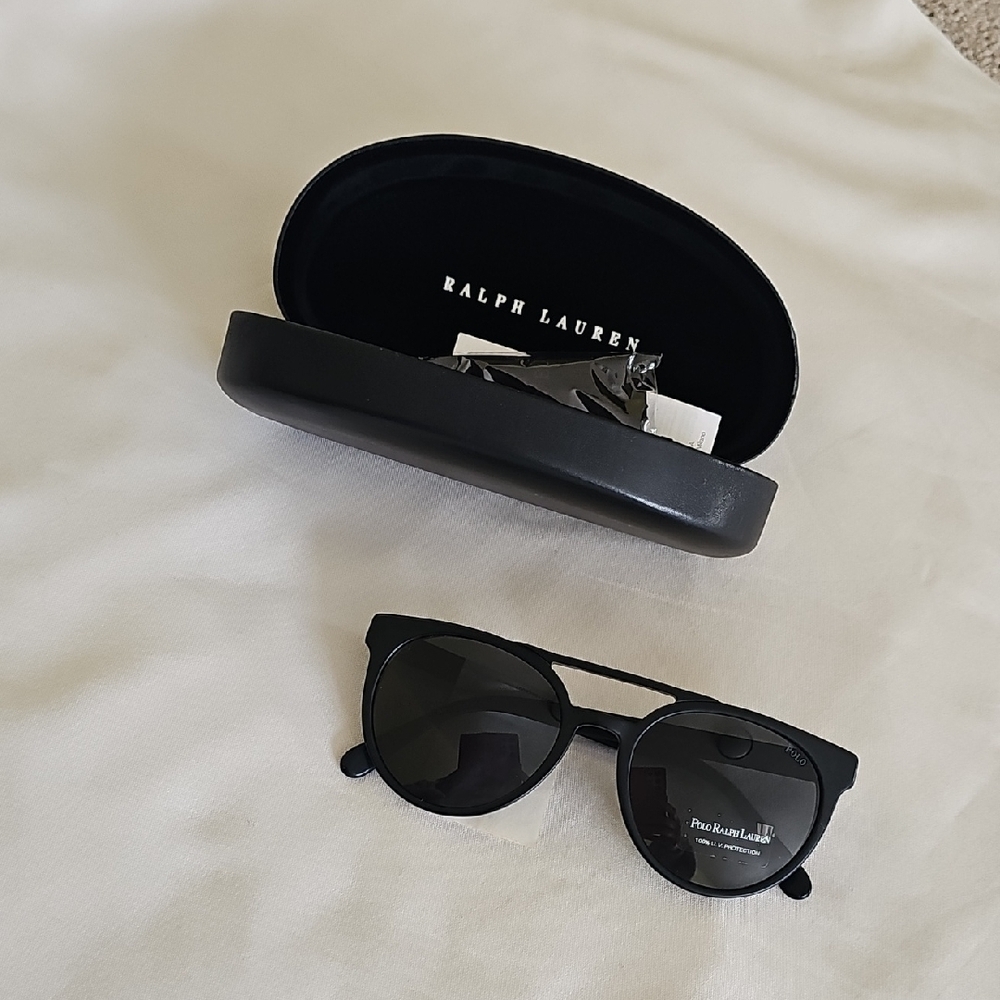 Ralph Lauren Black Sunglasses with Case